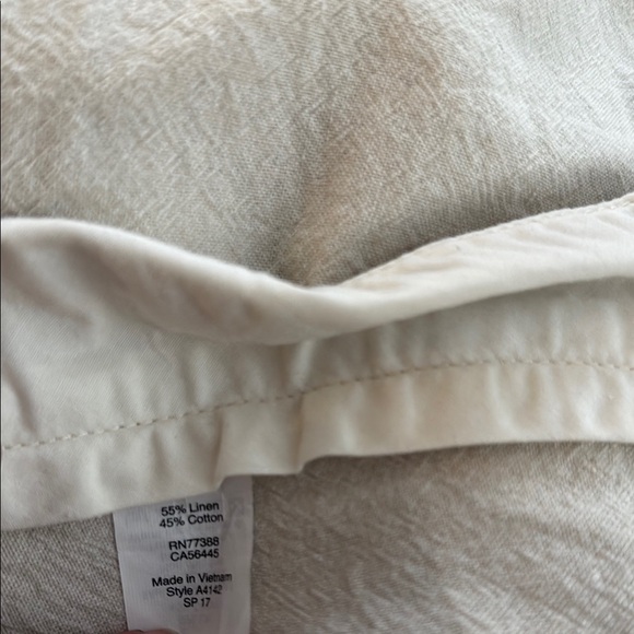 J. Crew White Flat Front Shorts Cotton Summer Essential - Picture 5 of 5